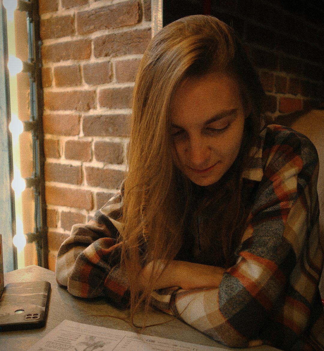Young female journalist and presenter
