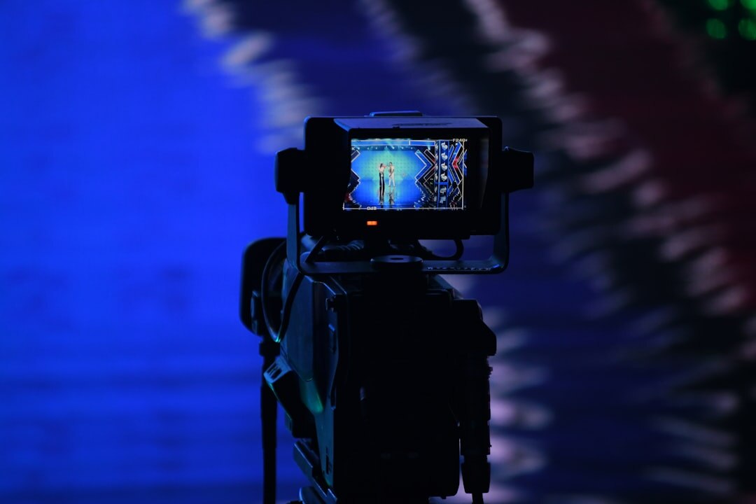 Live television broadcast countdown screen
